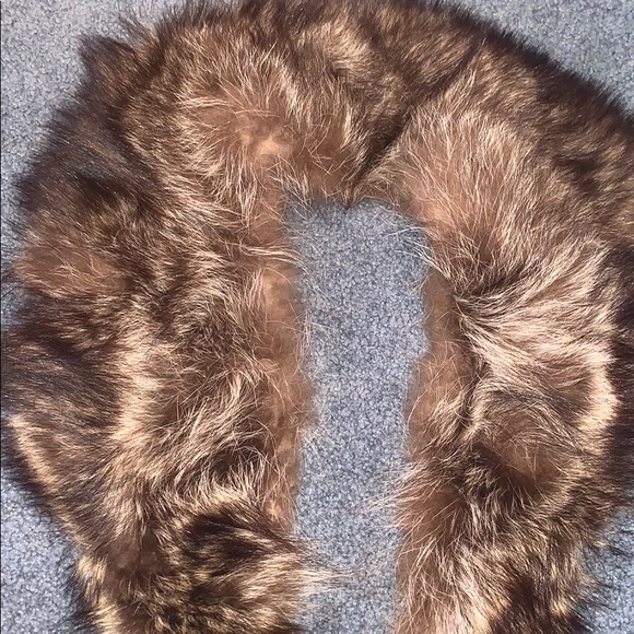 Vintage real Raccoon fur collar scarf - Picture 5 of 8